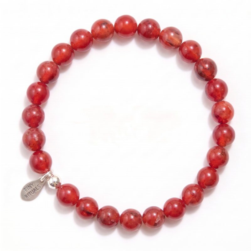 Red Carnelian Energy Bracelet - 6mm