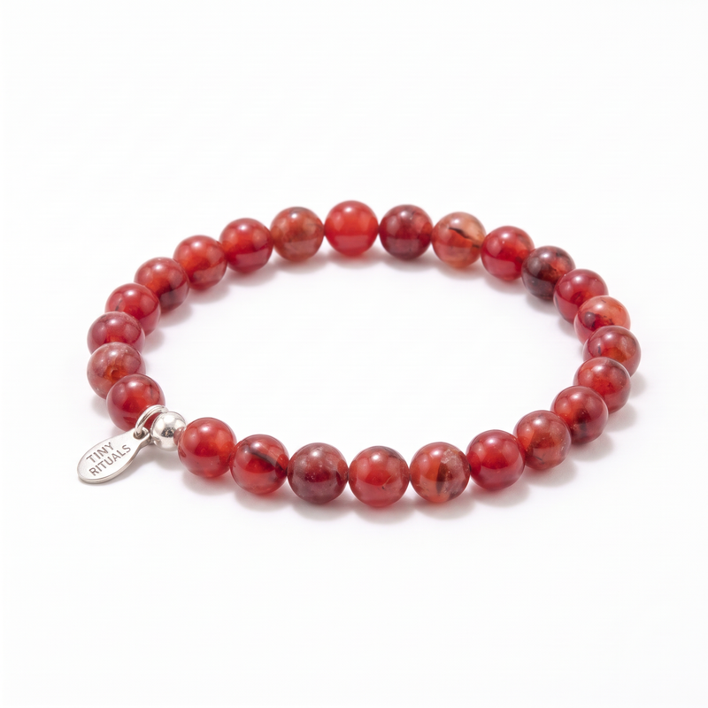 Red Carnelian Energy Bracelet - 6mm