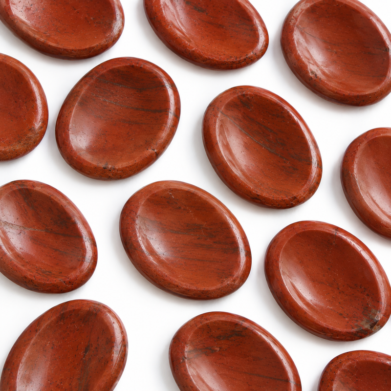 Red Jasper Worry Stone