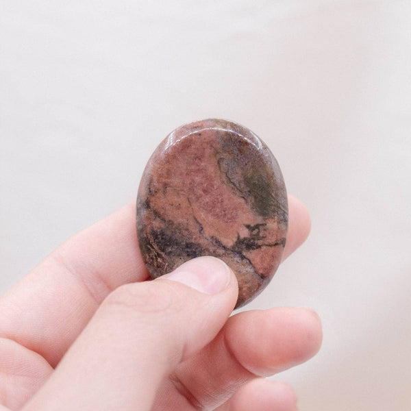 Rhodonite Worry Stone