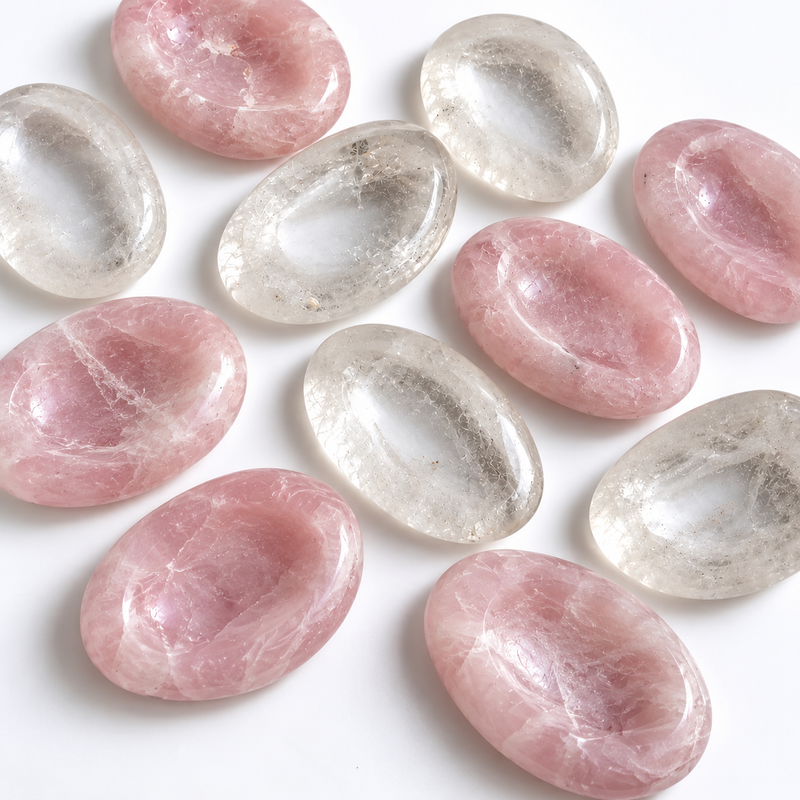 Rose Quartz Worry Stone