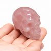 Rose Quartz Crystal Skull