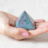 Ruby-Kyanite Pyramid