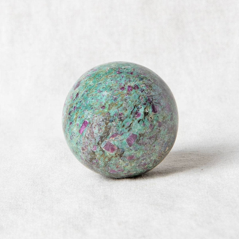 Ruby-Kyanite Sphere with Tripod