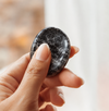 Silver Obsidian Worry Stone