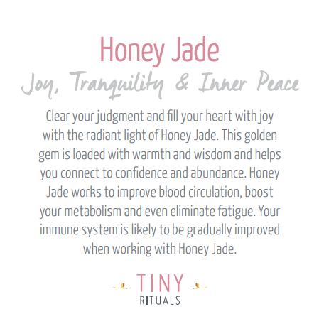 Honey Jade Crystal Point - AAA Premium Quality