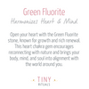 Green Fluorite Crystal Point - AAA Premium Quality