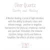 Clear Quartz  Angel