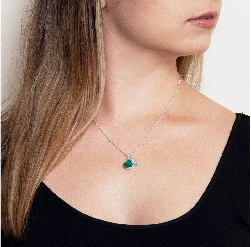 May Emerald Birthstone Necklace - As-Is-Clearance