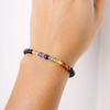 Black Onyx Seven Chakra Energy Bracelet