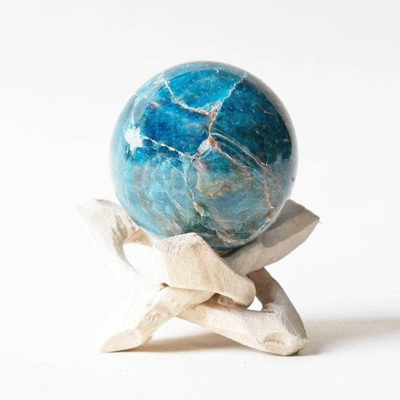 Apatite Sphere with Tripod