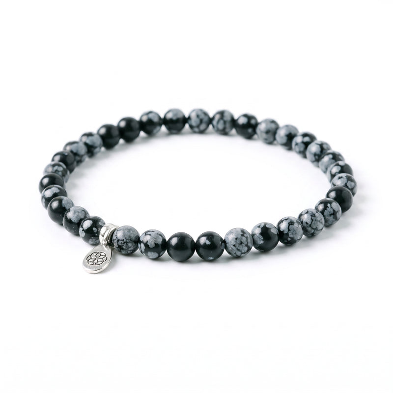 Snowflake Obsidian Energy Bracelet