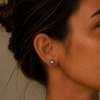Copper/Sterling Silver Keepsake Stud Earrings