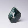 Moss Agate Flame Freeform Crystal