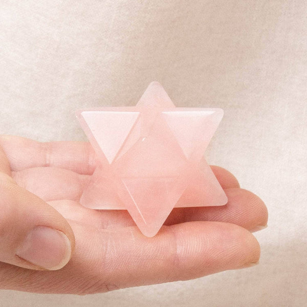 Rose Quartz Merkaba