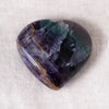 Purple Rainbow Fluorite Heart