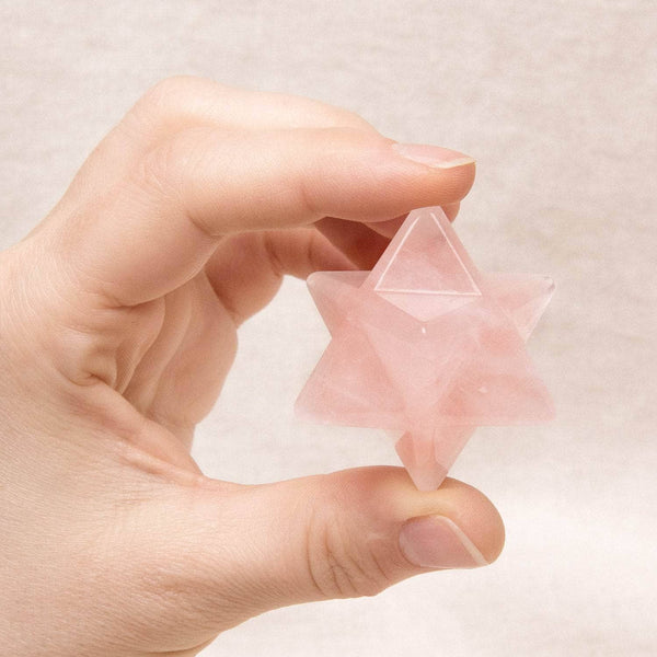 Rose Quartz Merkaba