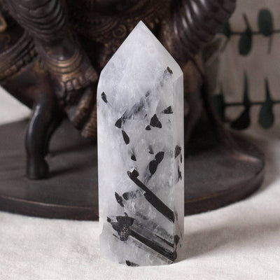 black rutilated quartz