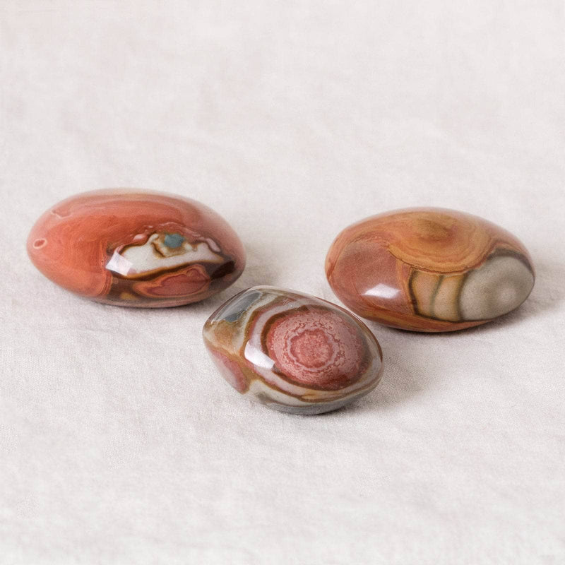 Polychrome (Desert Magic) Jasper Palm Stone - AAA Premium Quality