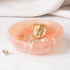 Peach Selenite Crystal Recharging Bowl