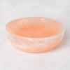 Peach Selenite Crystal Recharging Bowl