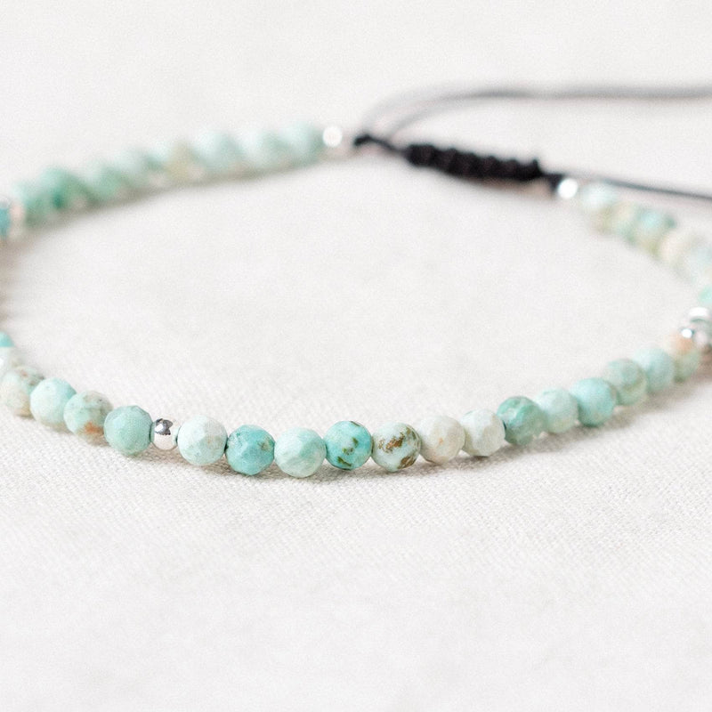 Genuine Peruvian Turquoise Energy Anklet