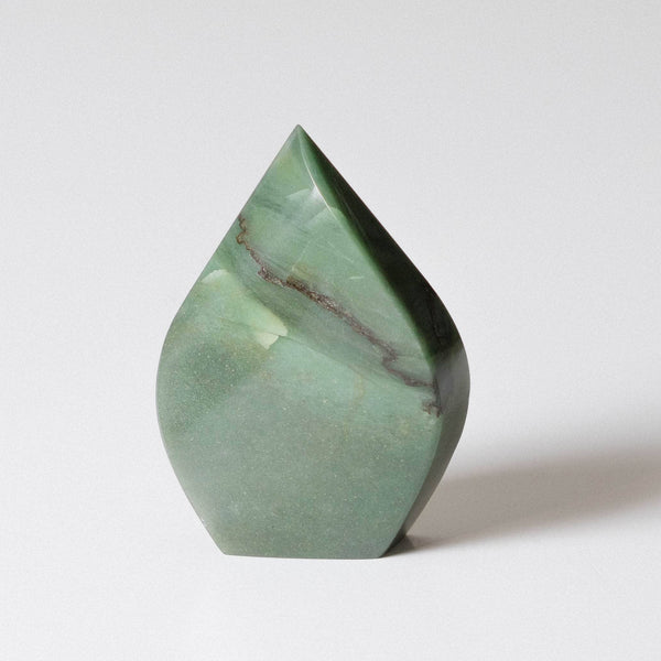 Green Jade Flame Freeform Crystal