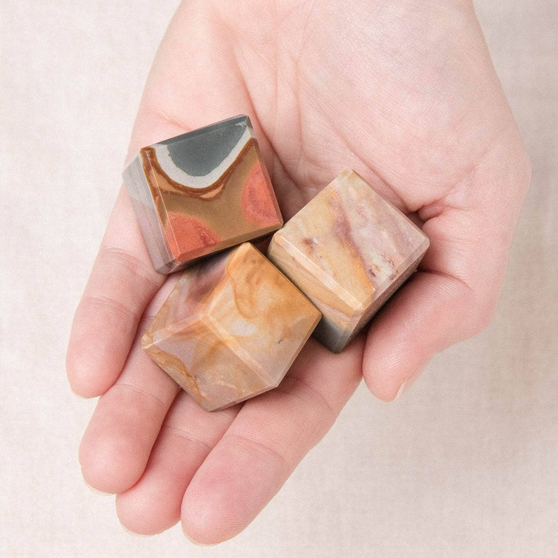 Polychrome (Desert Magic) Jasper Cube