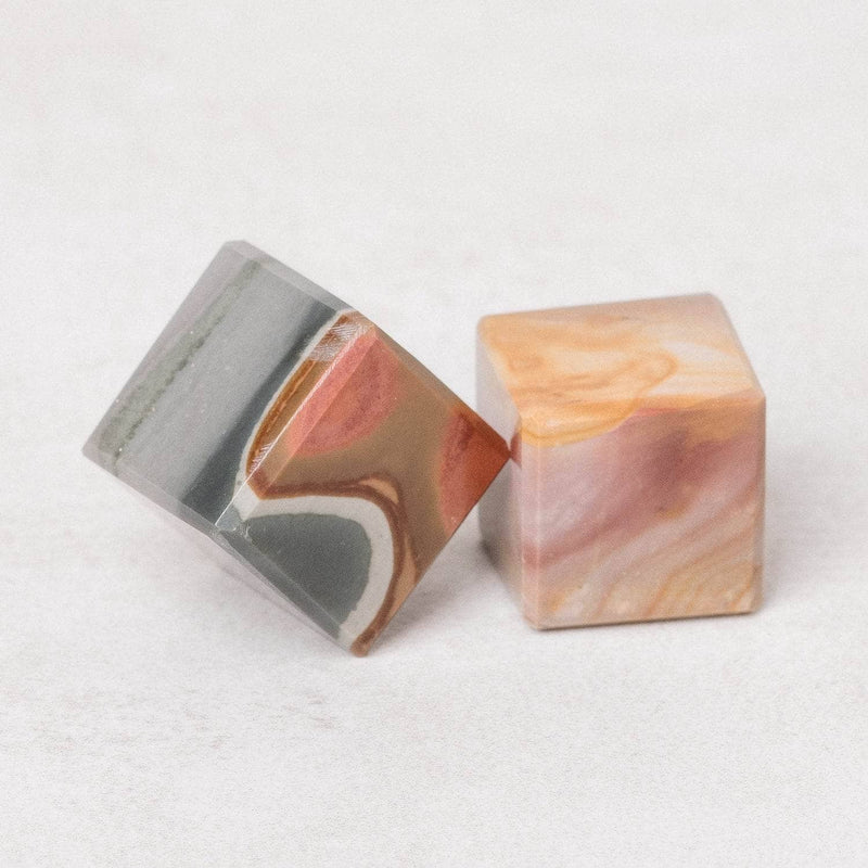 Polychrome (Desert Magic) Jasper Cube