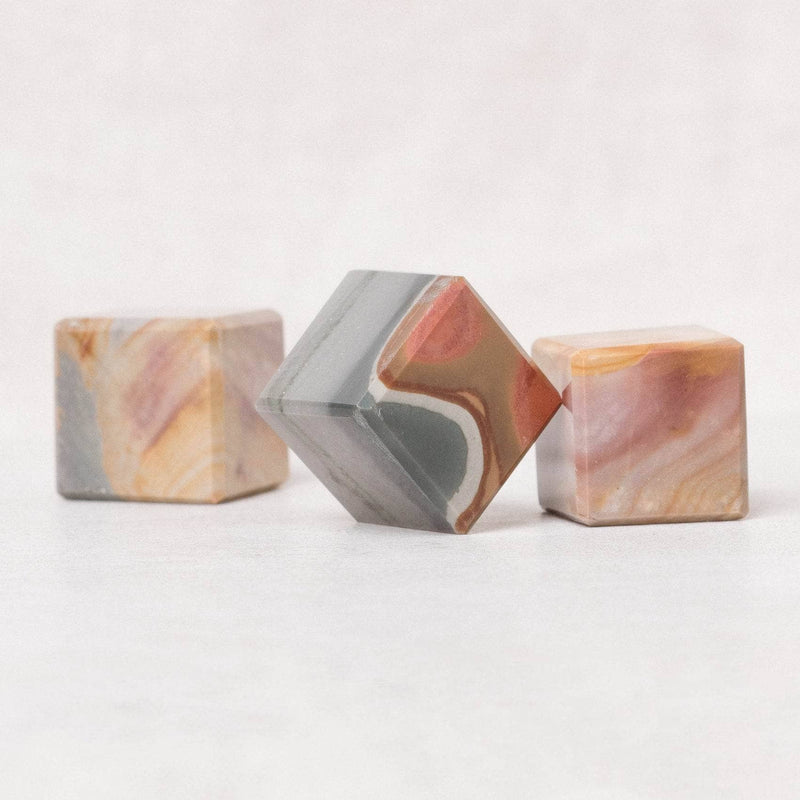 Polychrome (Desert Magic) Jasper Cube