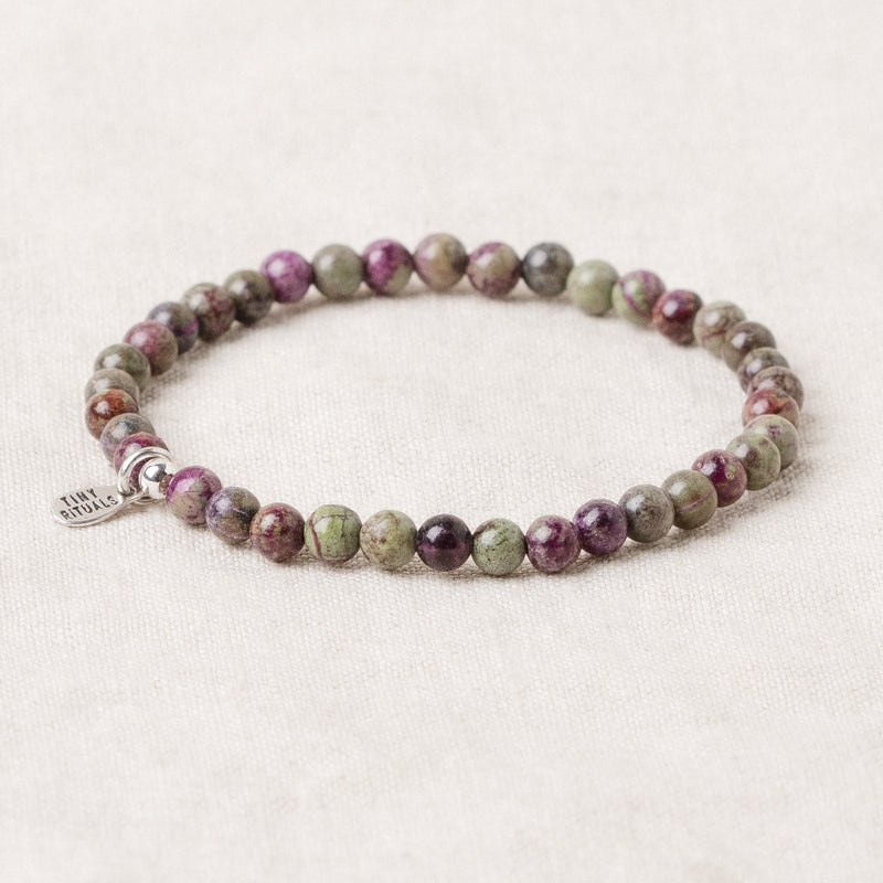 Sugilite (Atlantisite Stichtite) Energy Bracelet