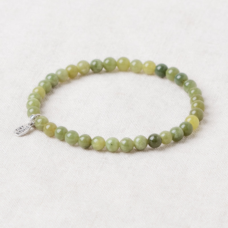 Green Nephrite Jade Energy Bracelet