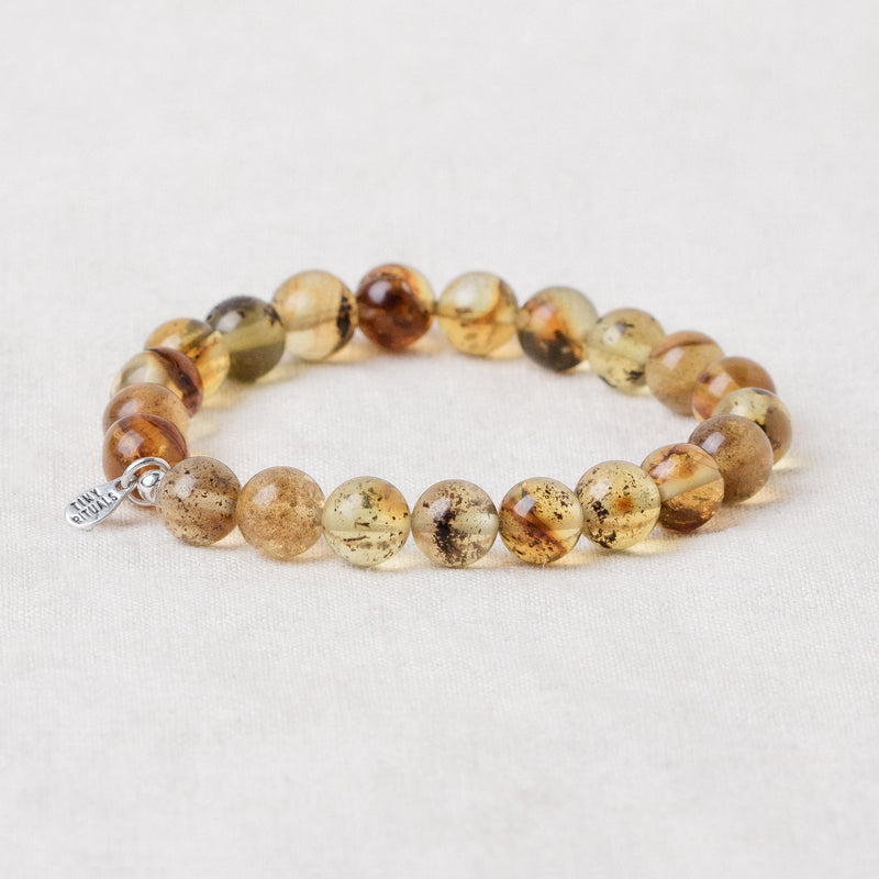 Genuine Amber Energy Bracelet - 8mm