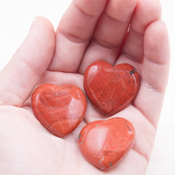 Red Jasper Mini Heart Gift Set