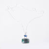 Genuine Azurite Malachite/Kyanite Pendant Necklace