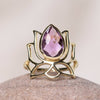 Amethyst/Gold swatch