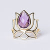 Amethyst/Gold swatch