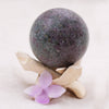 Ruby-Kyanite Sphere with Tripod