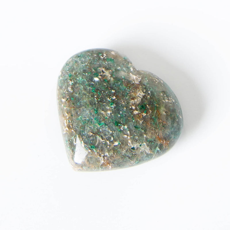 Chrysocolla Heart