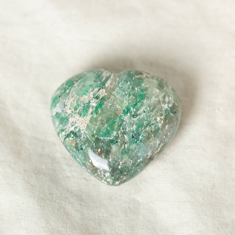Chrysocolla Heart