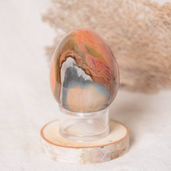 Polychrome Jasper Eggs Aaa Premium Quality