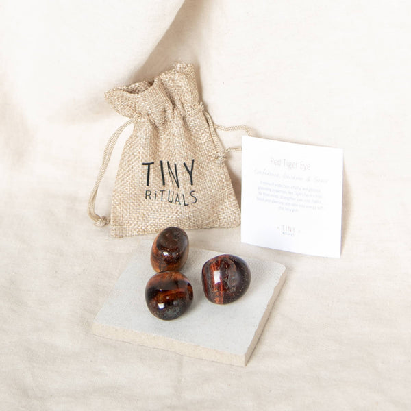 Red Tiger Eye Stone Gift Set