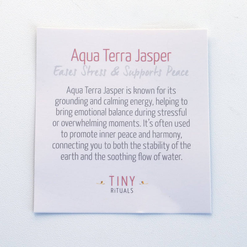 Aqua Terra Jasper Energy Bracelet