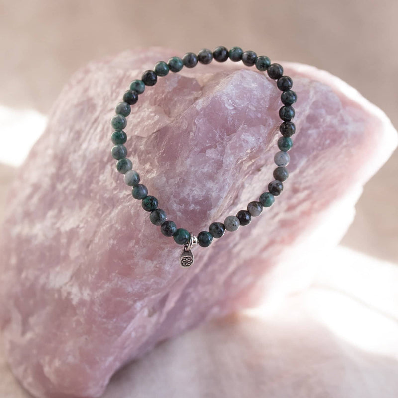 Green Pyrite Jade Energy Bracelet