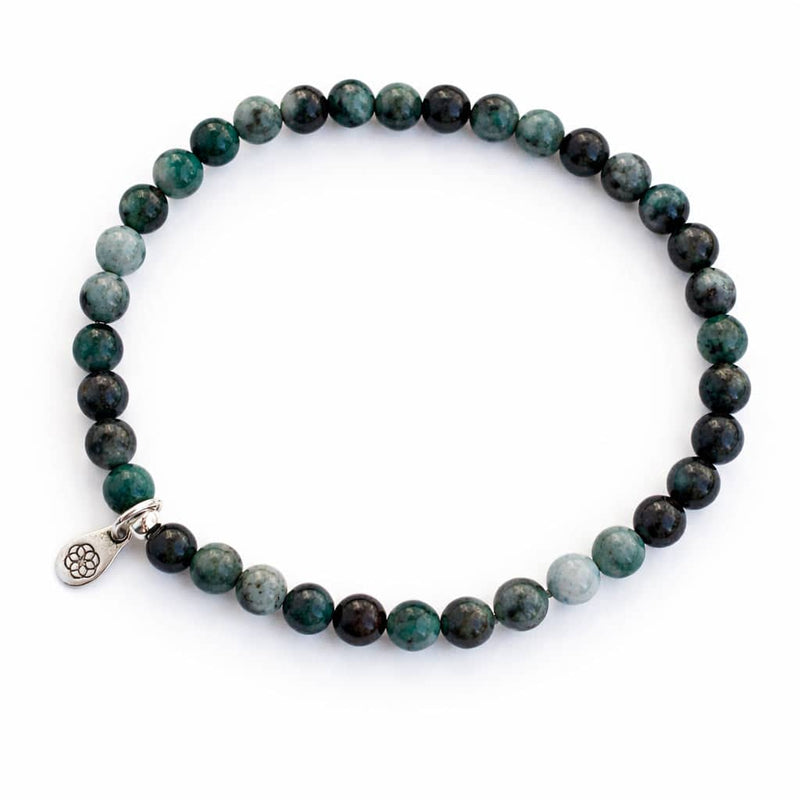 Green Pyrite Jade Energy Bracelet