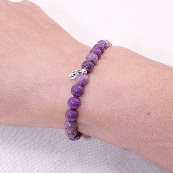 Rare Phosphosiderite Energy Bracelet - 6mm