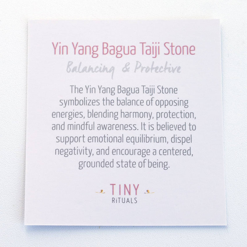 Yin Yang Bagua Taiji Stone Energy Bracelet