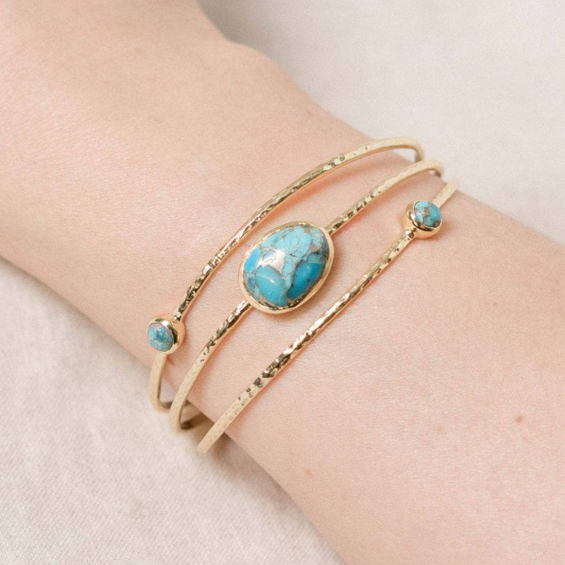 Amazon.com: Gempires Turquoise 3.5 mm Beads Bracelet, Crystal Bracelet For  Women, December Birthstone, Handmade Jewelry, 14k Gold Plated 8 inch  Adjustable Chain (Turquoise) : Handmade Products