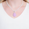 Rare Phosphosiderite Teardrop Pendant Necklace