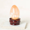 Peach Selenite Egg
